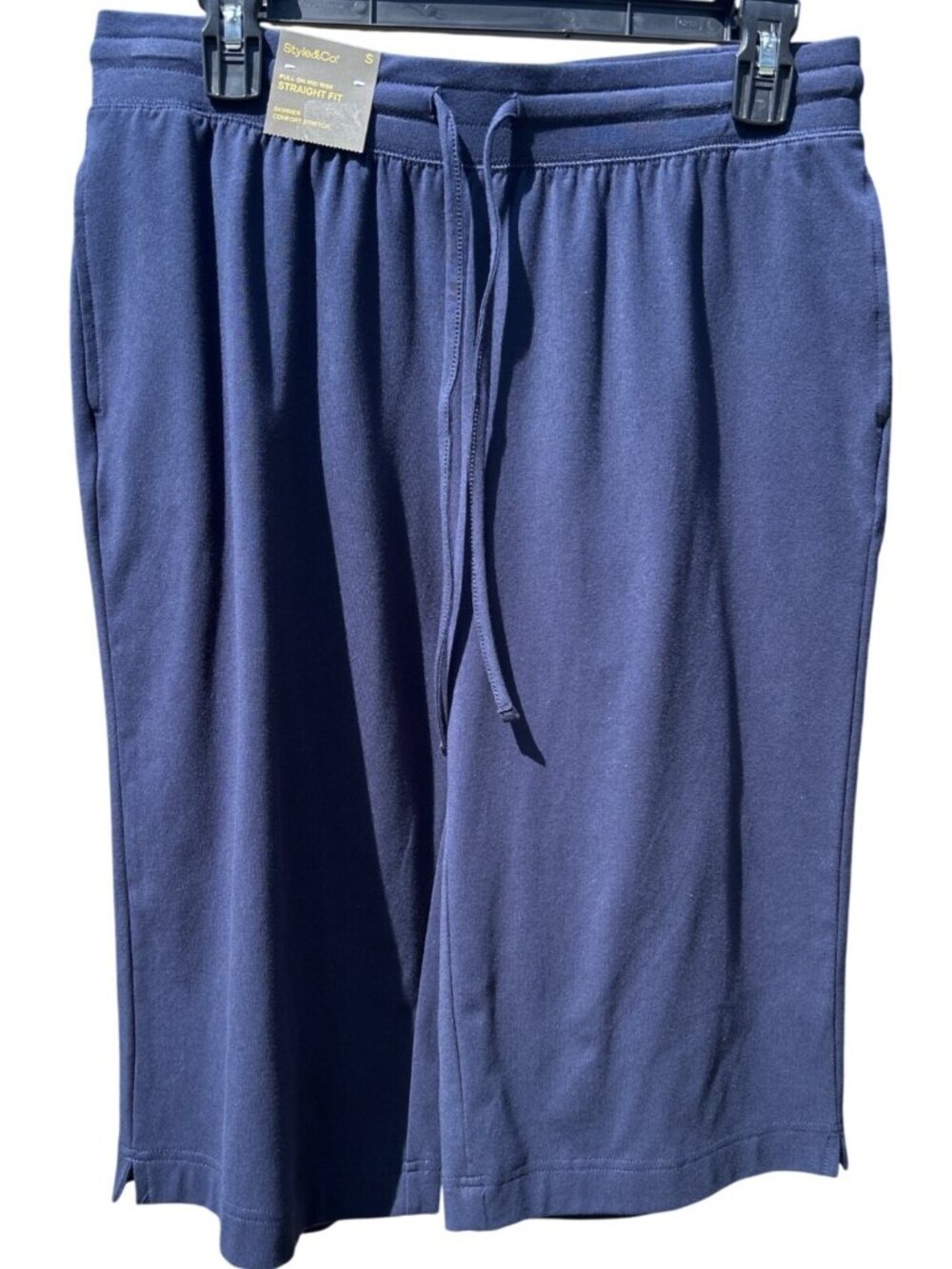 Style & Co Womens Size S Pull-On Mid Rise Straight Fit Skimmer Shorts Comfort